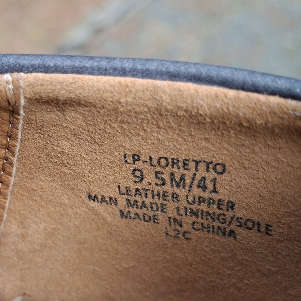 Lucky Brand Grey Nubuck Loretto Espadrille Loafers Size 9.5 - Picture 7 of 9